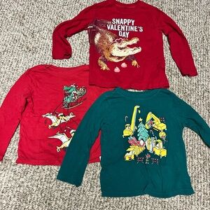 4T Holiday tshirts and Pj’s